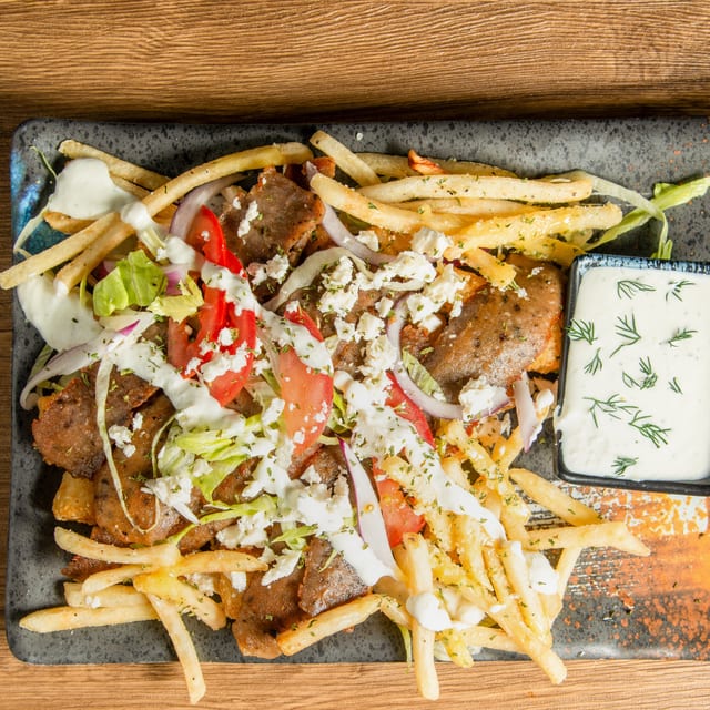 Gyro on Fries.