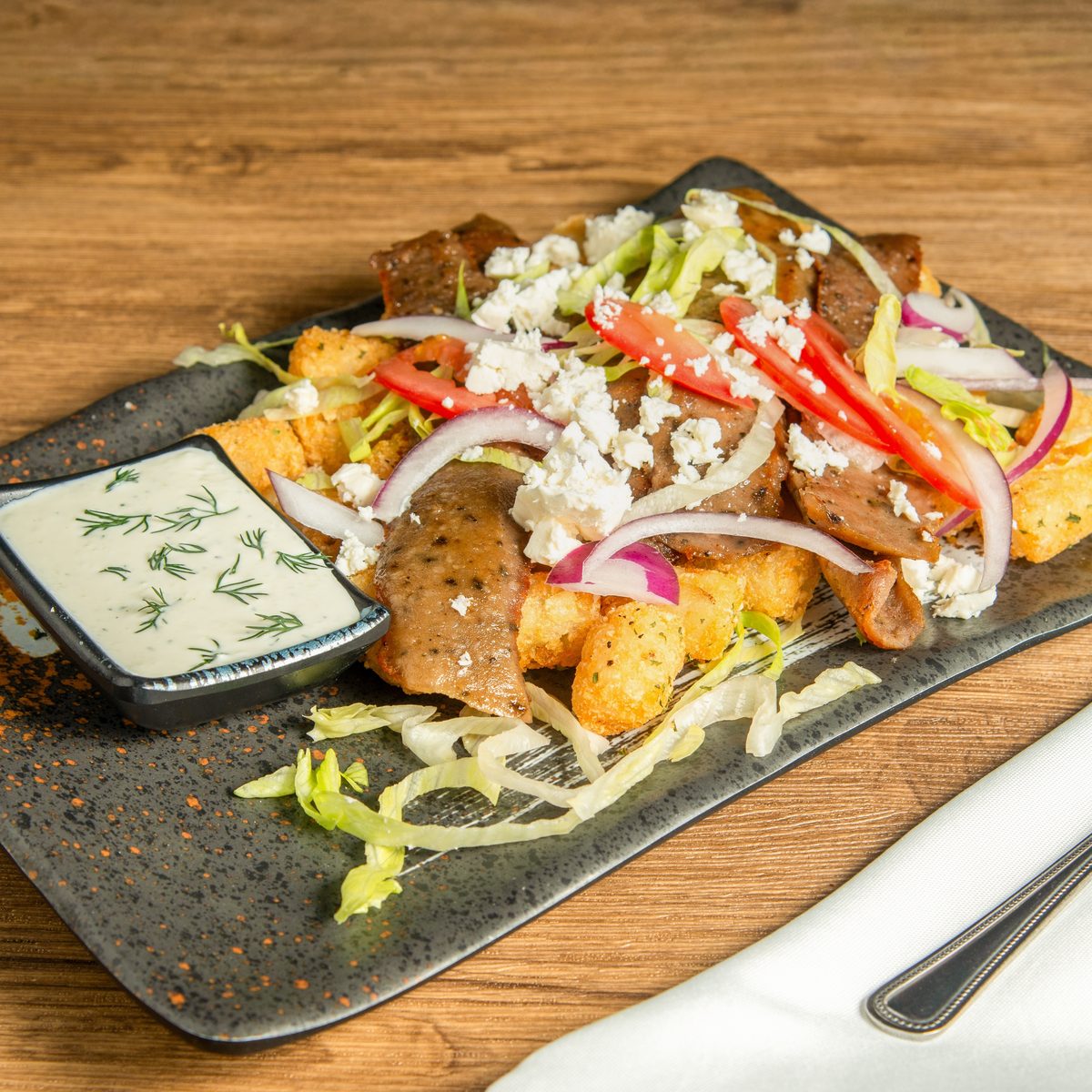 Gyro on Tots