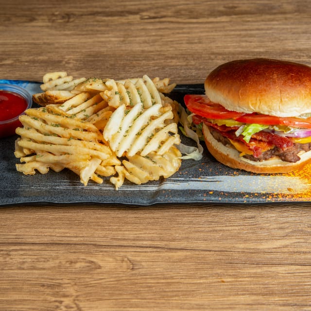 Cheeseburger Combo with Fries.