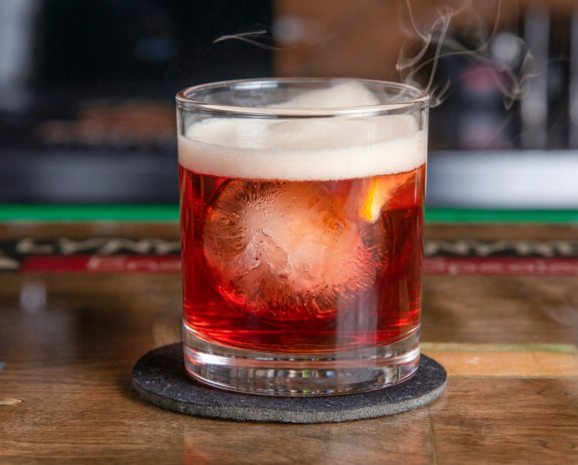 Smoked, Shaken, Poured Right
